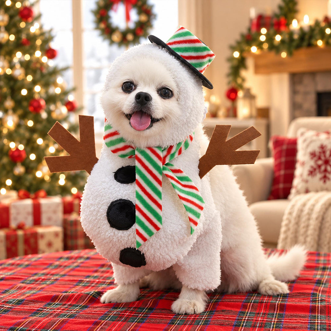 Snowman Costume for Small Dogs
