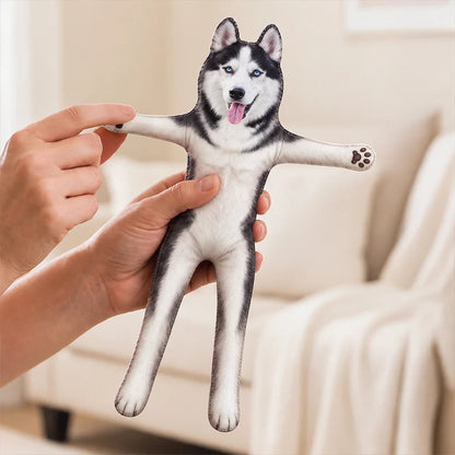 Personalized Custom Photo Funny Pet Squishy Toy Poseable Plush Doll