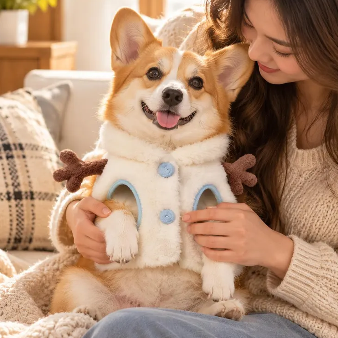 Personalized Snowman Christmas Pet Costume