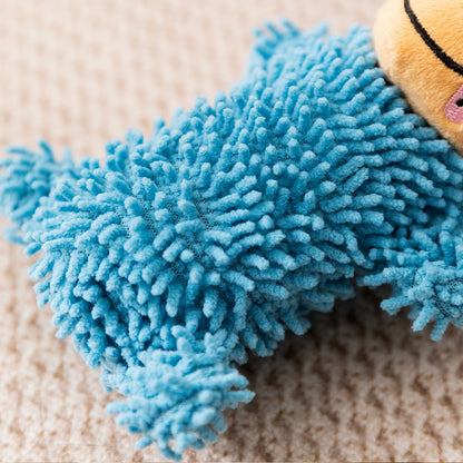 Fluffy "Mop-Style" Plush Squeaky Dog Toy