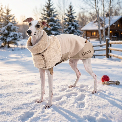 Personalized Quilted Sherpa Dog Vest