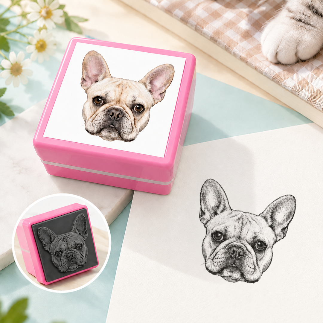 Custom Pet Portrait Stamp