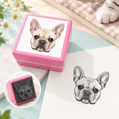 Custom Pet Portrait Stamp