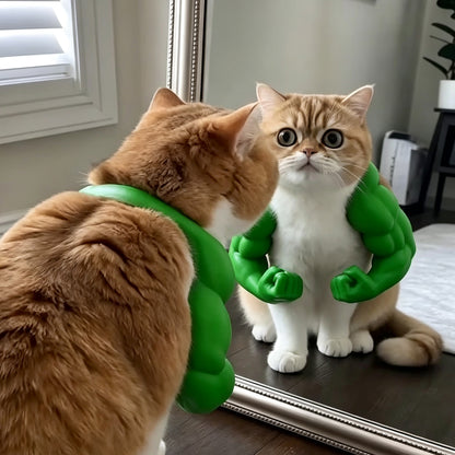 Puptailor Funny 3D-Printed Muscular Arms for Pets