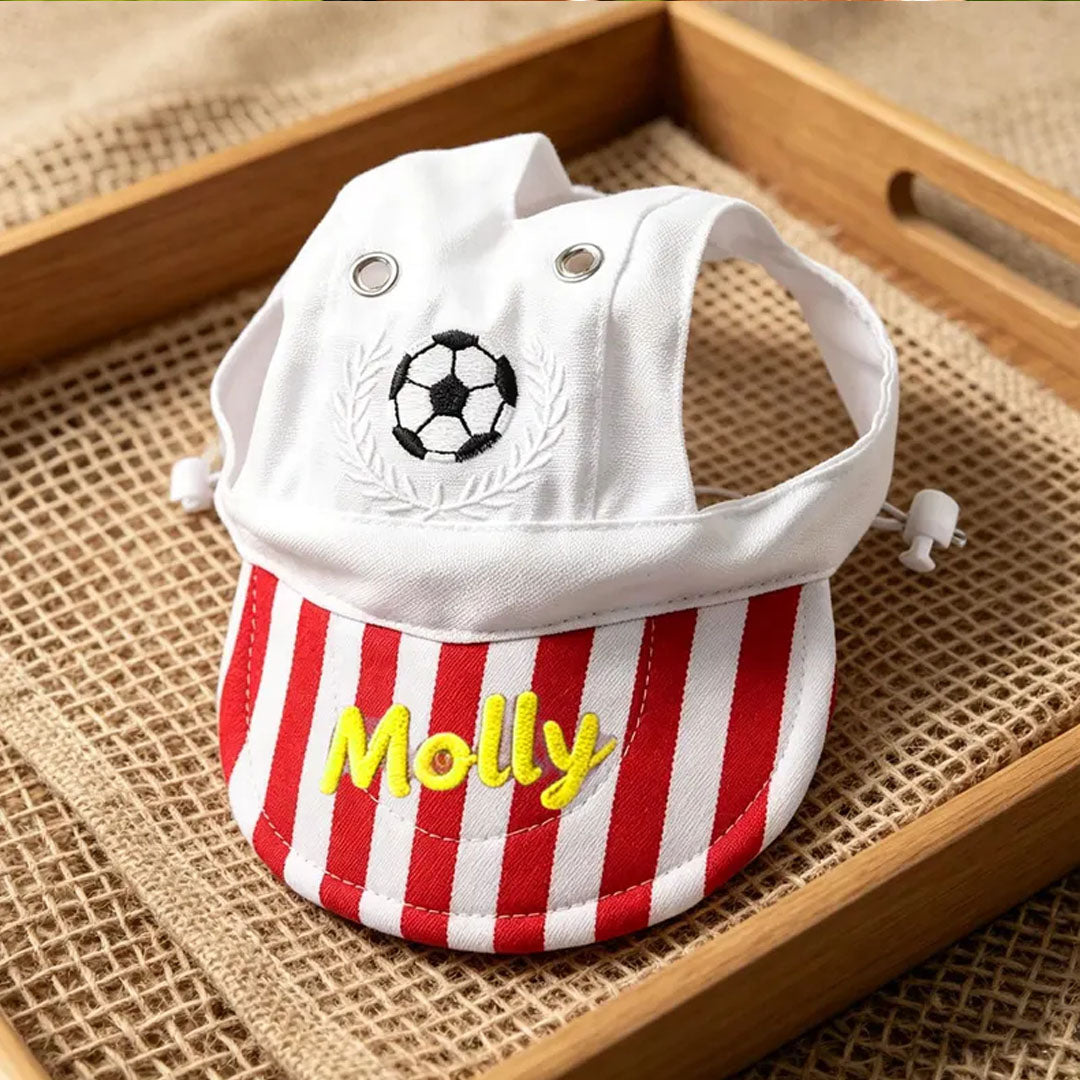 Personalized Custom-Name Striped Hat For Pets