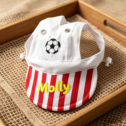 Personalized Custom-Name Striped Hat For Pets