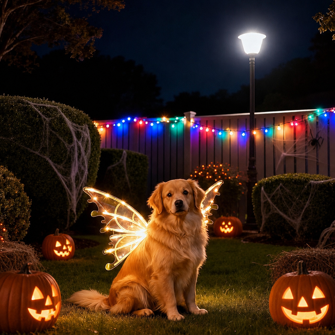 Puptailor Funny Halloween-Butterfly Wings Pet Costume