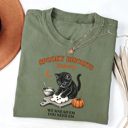 Puptailor Personalized Cat Cookie Halloween T-shirt