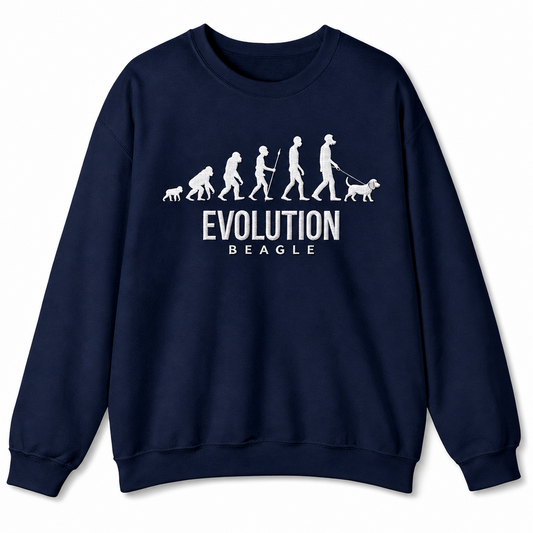 Personalized Evolution Embroidered Sweatshirt
