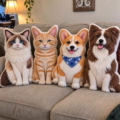 Custom Pet-Shaped Photo Pillow