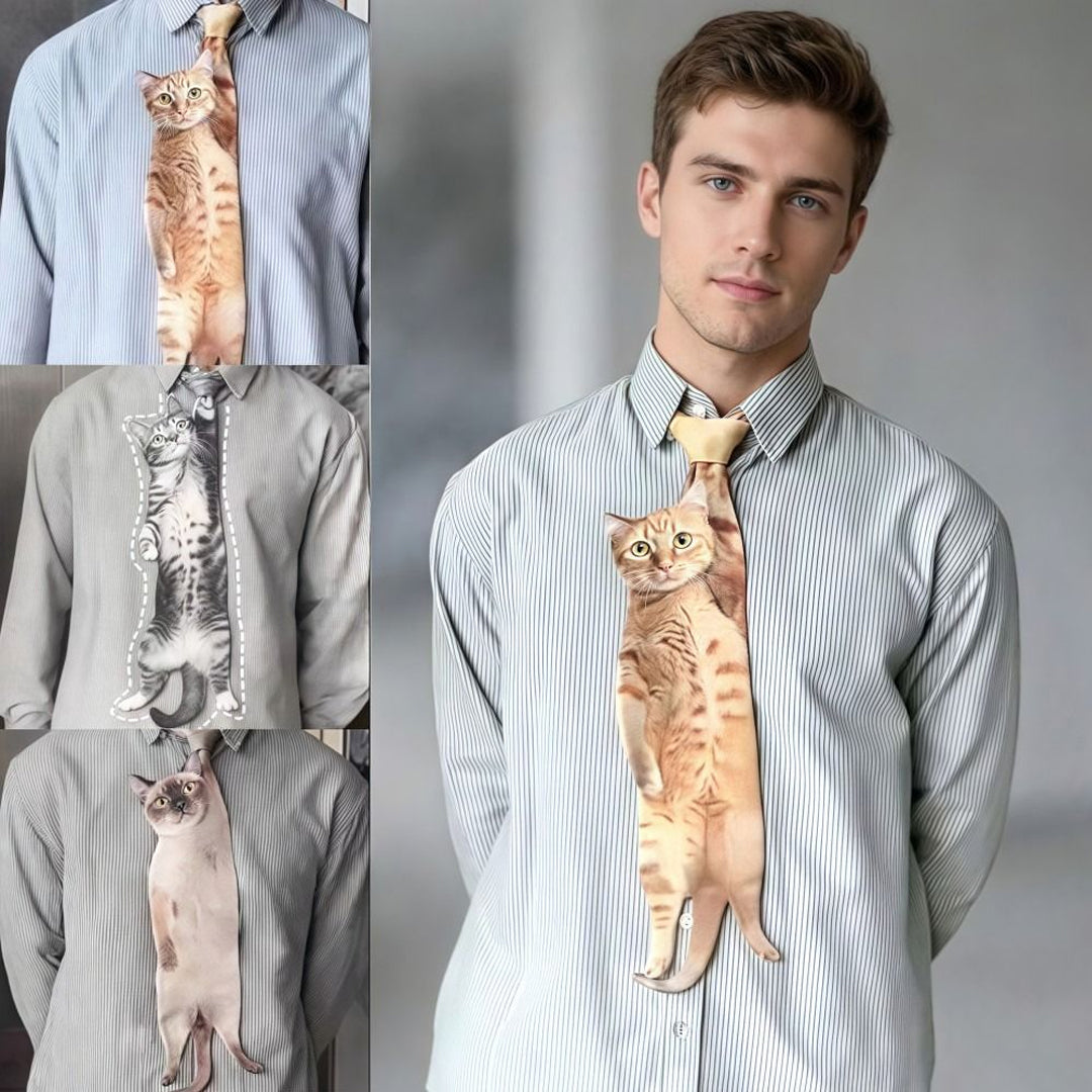 Funny 3D Animal Novelty Necktie