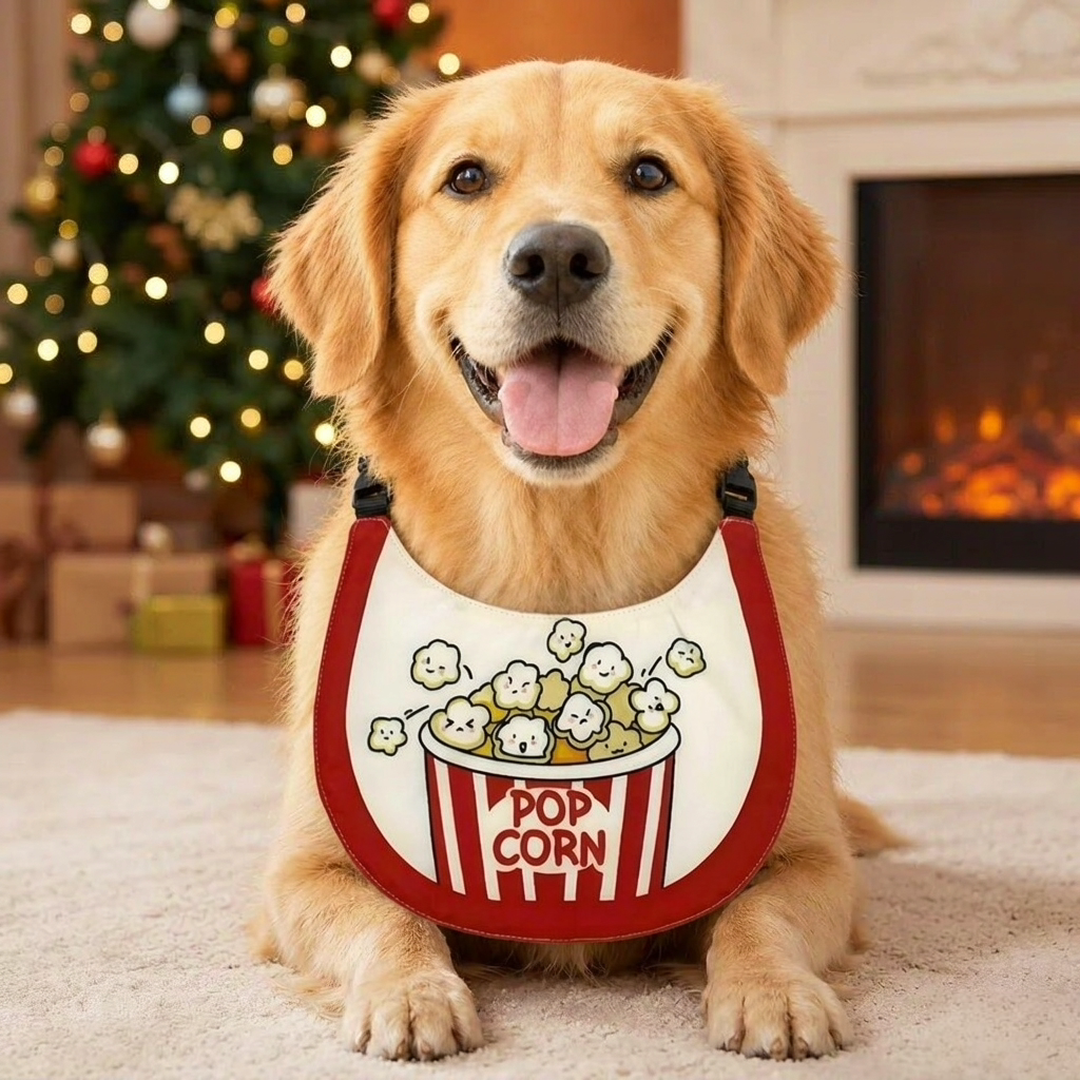Novelty Print Pet Bandana Collar