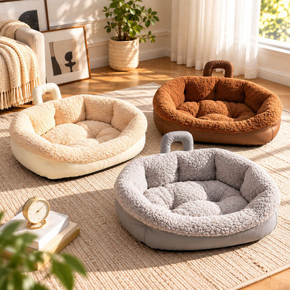 Cozy Plush Pet Sofa Bed