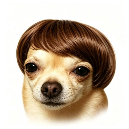 Puptailor Personalized Fun Pet Wigs for Halloween Cosplay