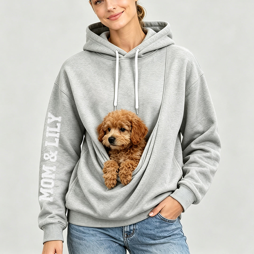 Puptailor Personalized Kangaroo Pouch Hoodie for Pet