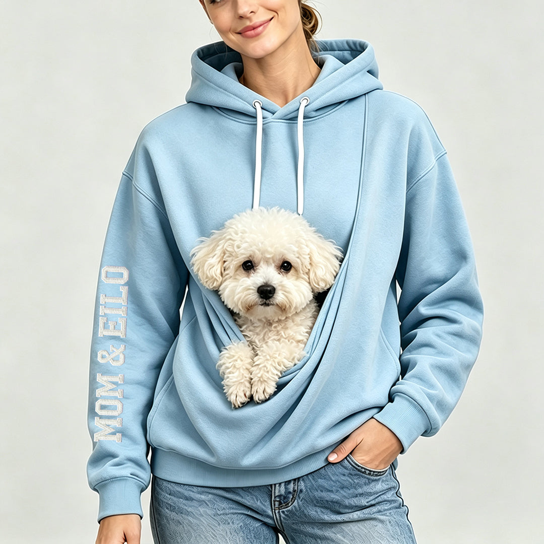 Puptailor Personalized Kangaroo Pouch Hoodie for Pet