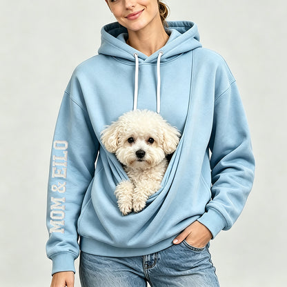 Puptailor Personalized Kangaroo Pouch Hoodie for Pet