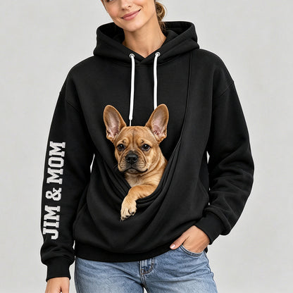 Puptailor Personalized Kangaroo Pouch Hoodie for Pet
