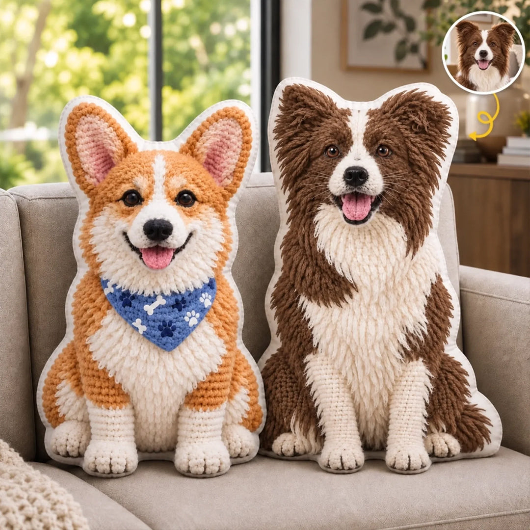 Custom Pet-Shaped Photo Pillow