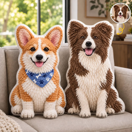 Custom Pet-Shaped Photo Pillow