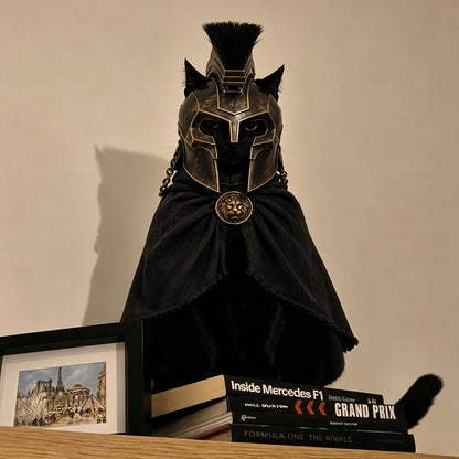 Puptailor Spartan Warrior Cat Costume