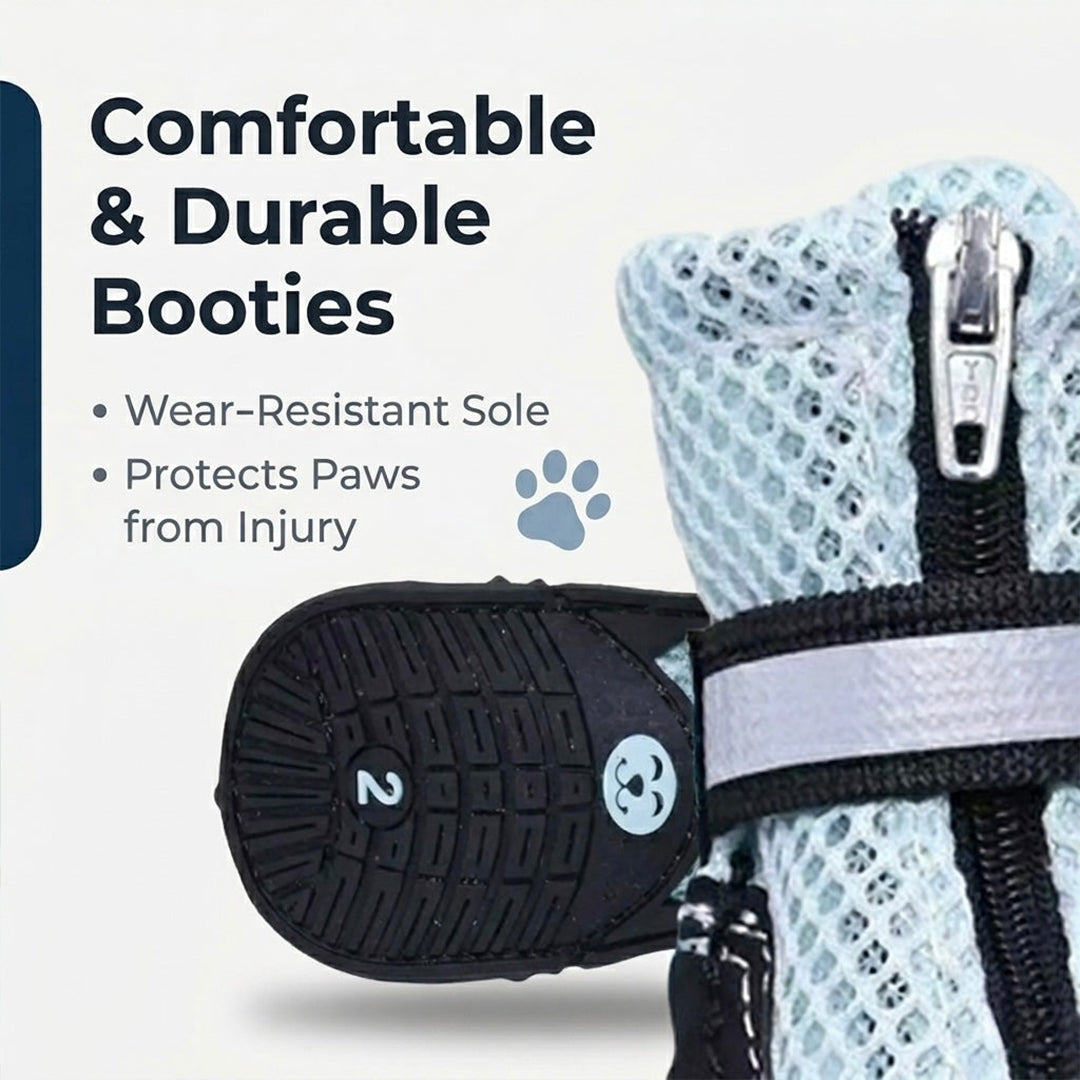 Personalized Zipper Dog Shoes