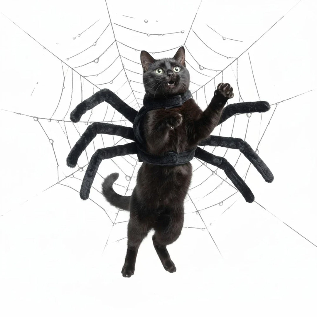 Puptailor Pet Spider Halloween Costume for Cats & Small Dogs