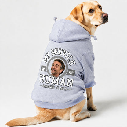 Personalized "My Service Human" Pet Hoodie
