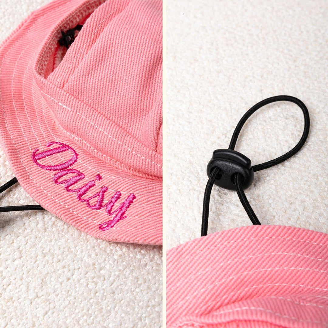 Custom Embroidered Name Pet Bucket Hat