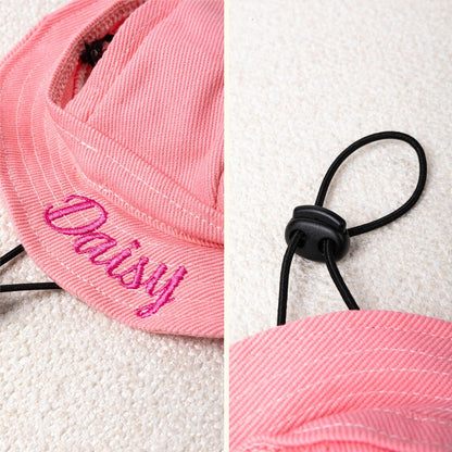 Custom Embroidered Name Pet Bucket Hat