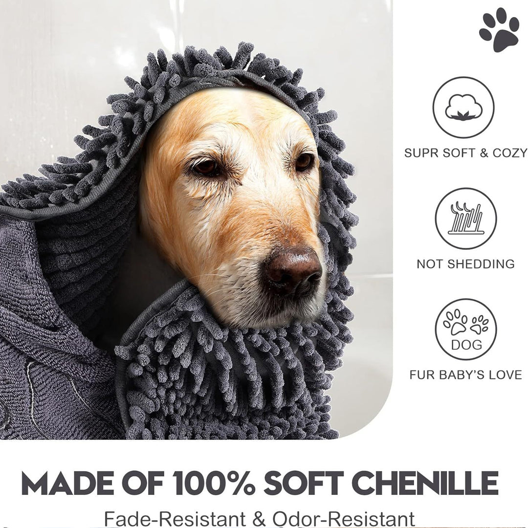 Quick-Dry Pet Bath Towel