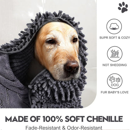Quick-Dry Pet Bath Towel