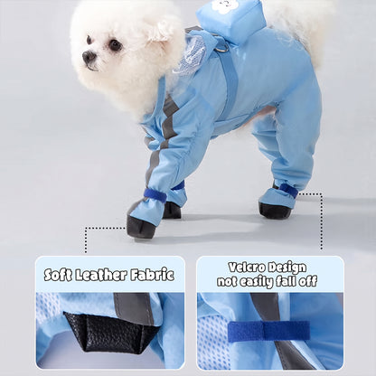 Personalized Small Dog Raincoat & Rain Shoes Set
