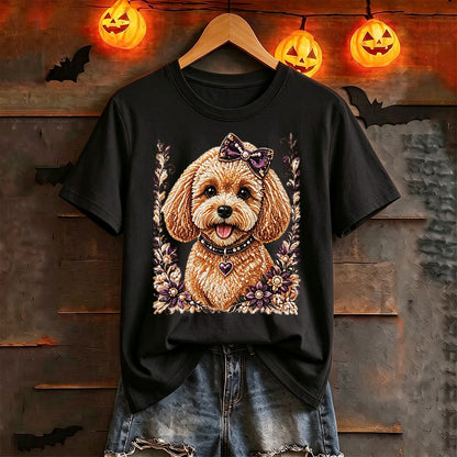 Puptailor Personalized Diamond Cat Casual Print T-Shirt
