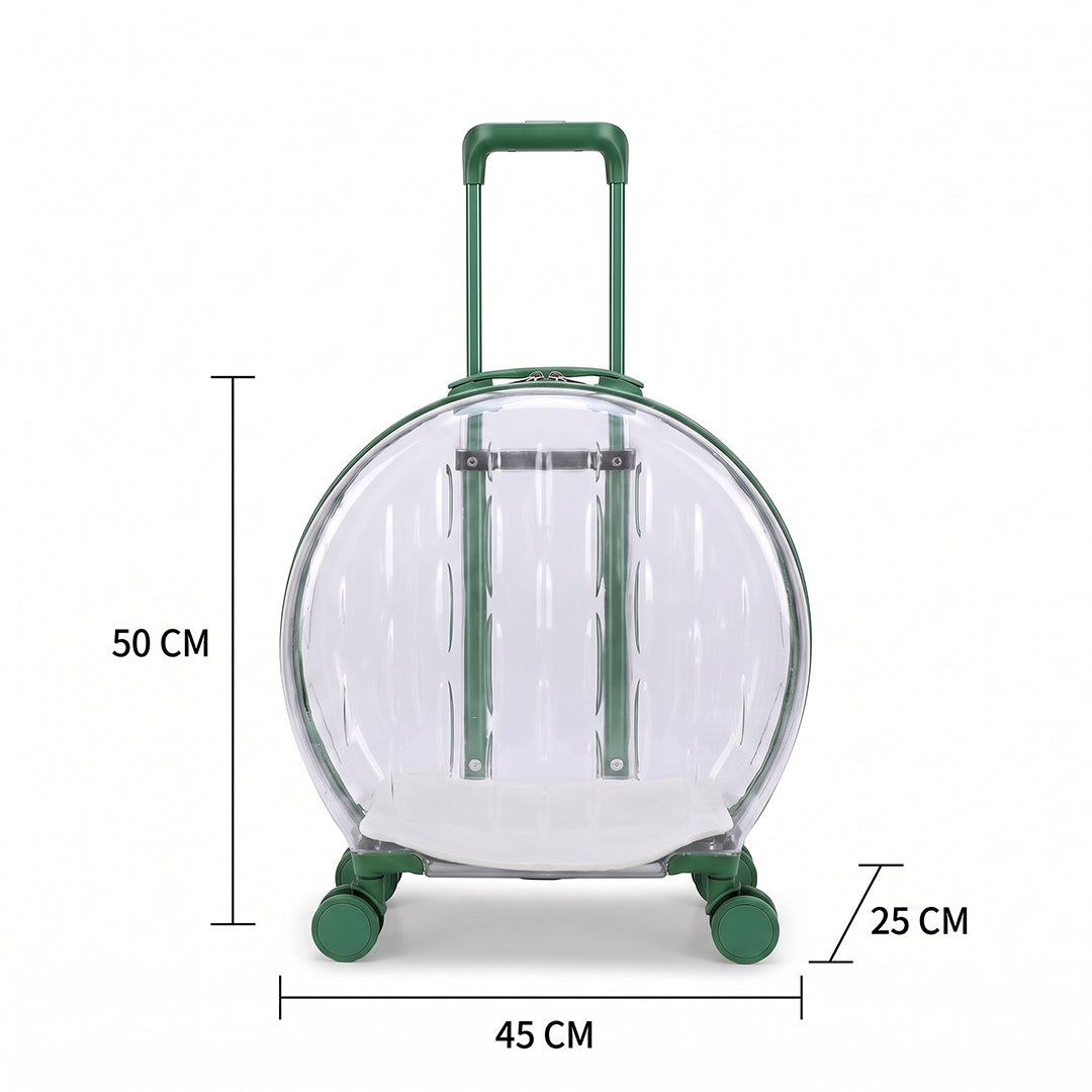 Pet Trolley With Wheels Rolling Carrier