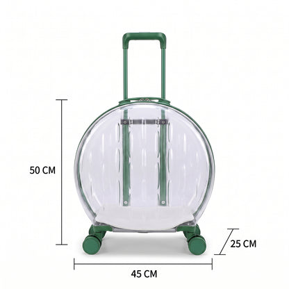Pet Trolley With Wheels Rolling Carrier