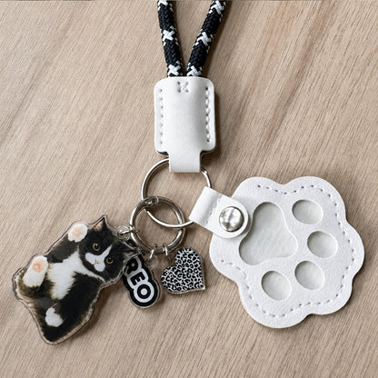 Personalized Cat & Dog Photo & Fur Collection Keychain