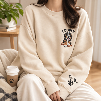 Puptailor Personalized Pet Photo Name Sweatshirt