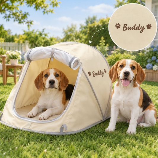 Personalized Pop-Up Pet Tent Bed
