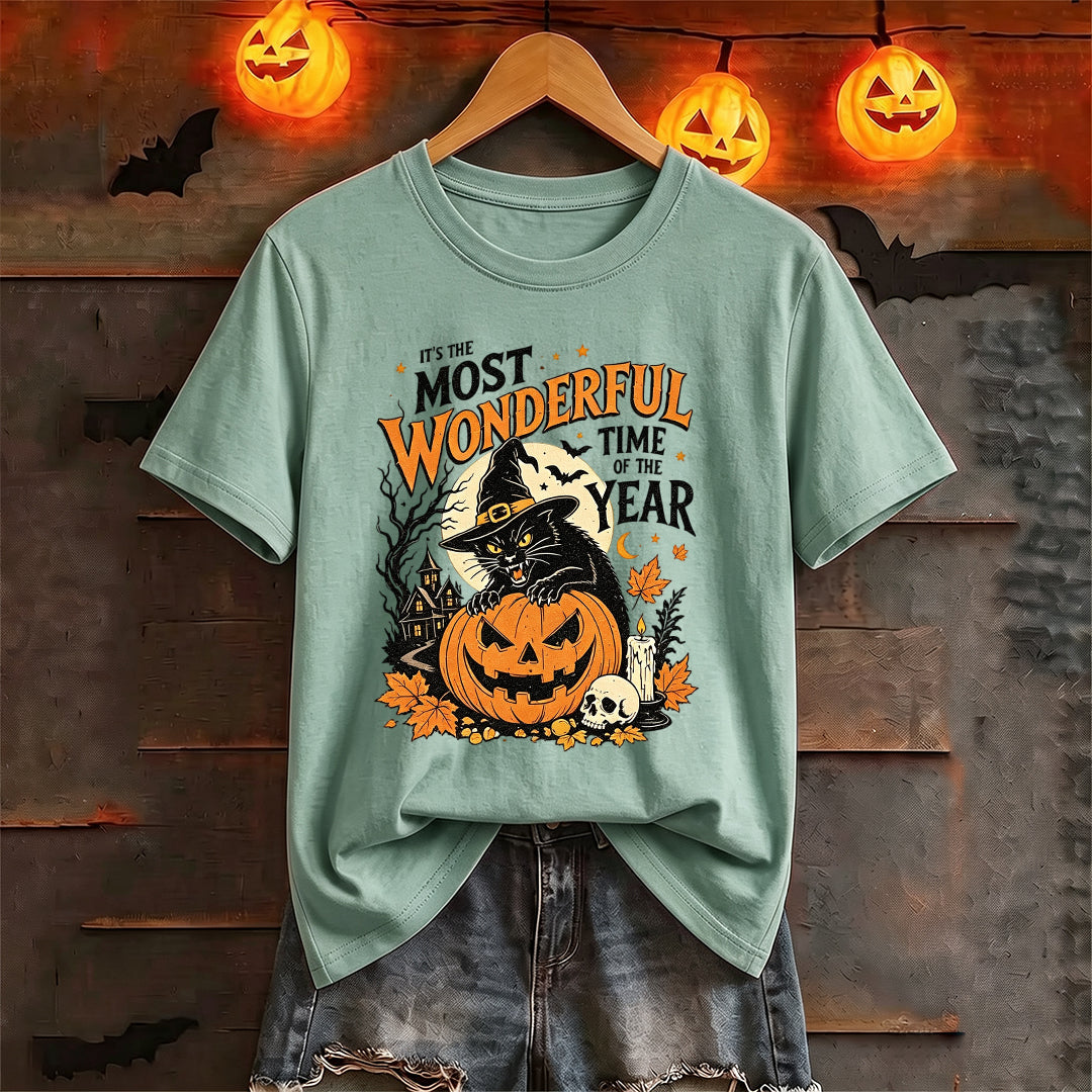 Puptailor Personalized Halloween cat T-shirts