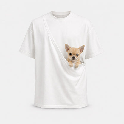 Solid Color Pet Carrier T-Shirt