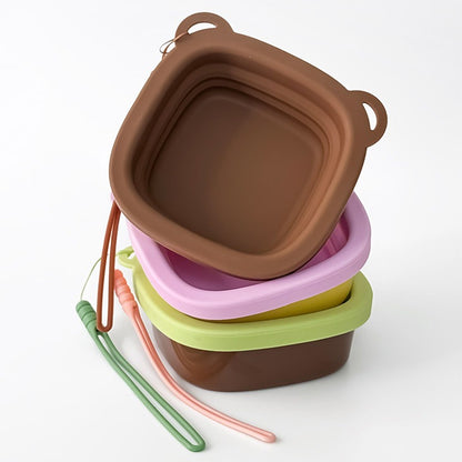 Portable Pet Feeding Water Bowl