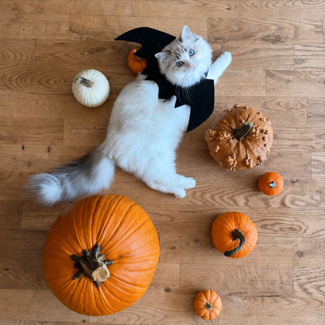 Puptailor Bat Wing Costume-Cat Halloween Costume
