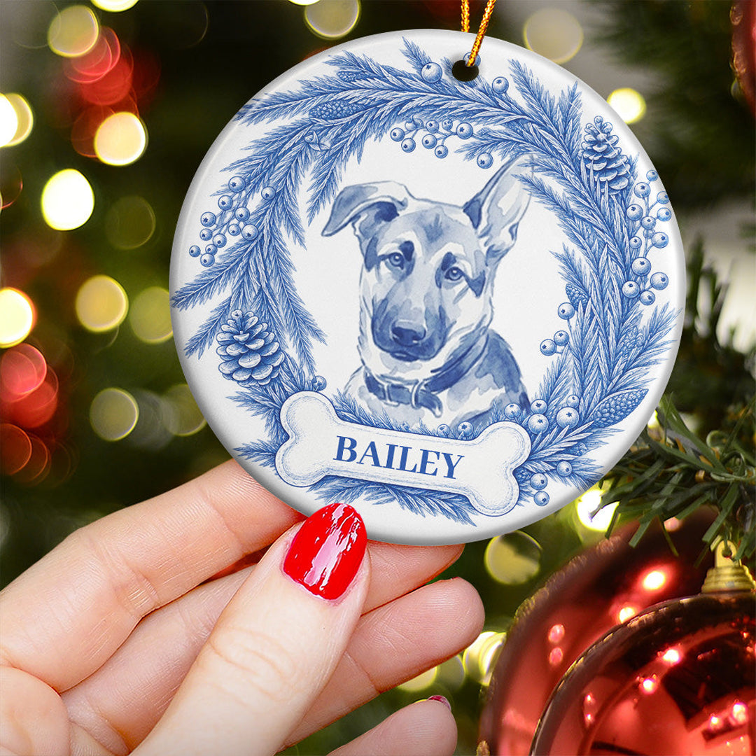 Personalized Pet Nameplate Christmas Ornament