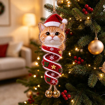 Custom Knit-Look Pet Christmas Ornament