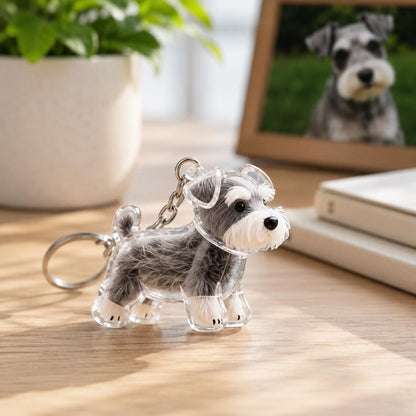 Personalized Pet Hair Keepsake Keychain