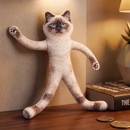 Personalized Custom Photo Funny Pet Squishy Toy Poseable Plush Doll