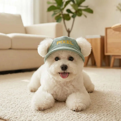 Personalized Corduroy Embroidered Pet Hat