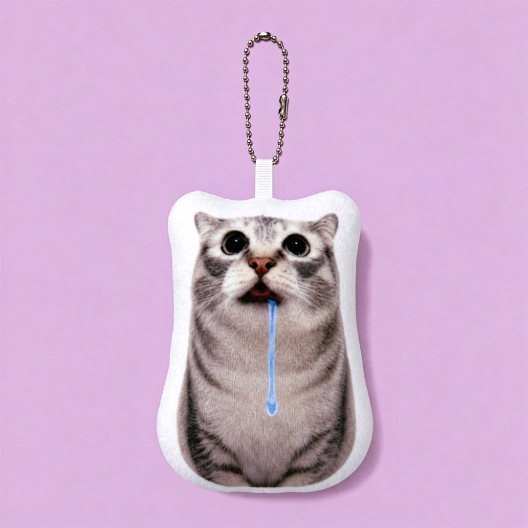 Personalized Sound-Making Pet Meme Keychain