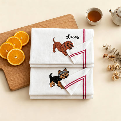 Personalized Embroidered Kitchen Towel